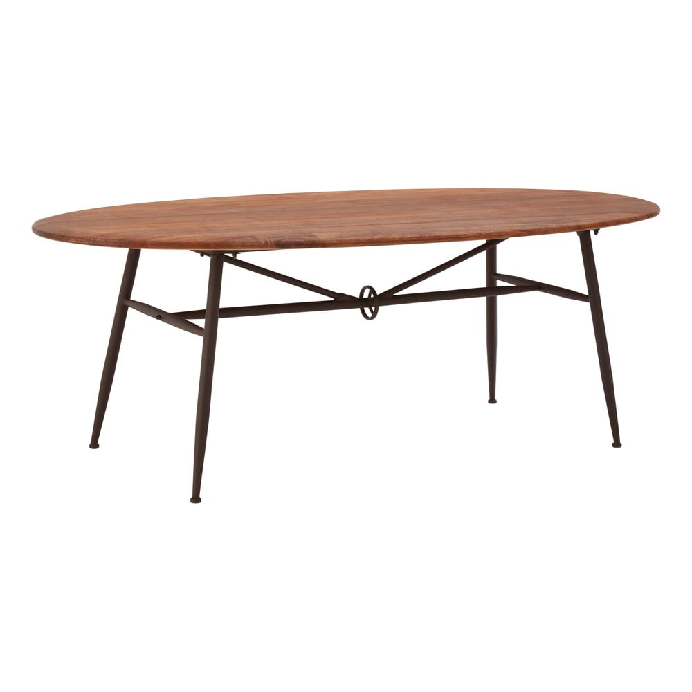 Masă de dining din lemn de nuc 104x219 cm New Foundry – Premier Housewares