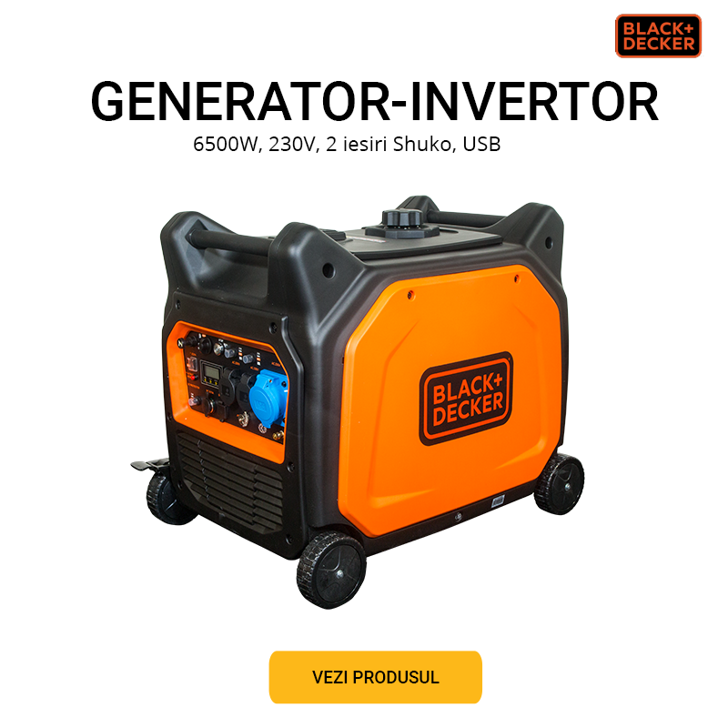 Generator-Invertor Black+Decker BXGNI6500E 6000 W
