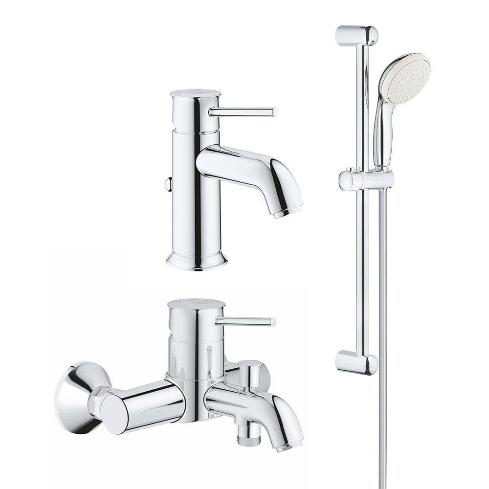 Set complet baterii baie 3 in1 Grohe Classic marimea S (2381000
